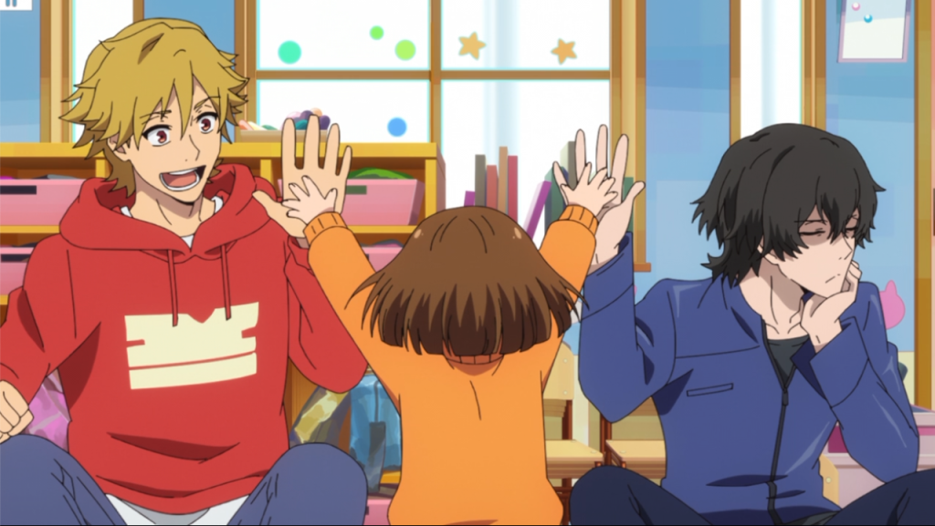 Kazuki, Rei, and Miri
Buddy Daddies